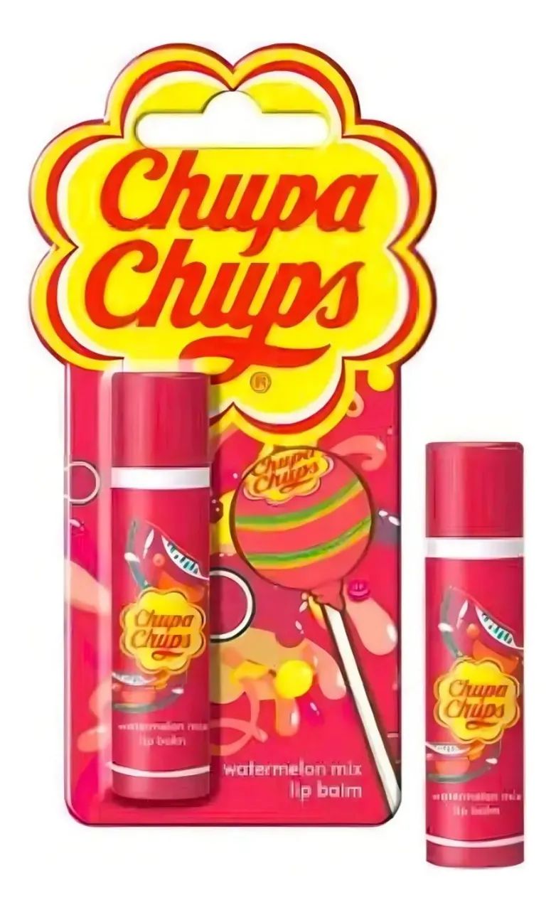 Protetor Labial Chupa Chups Melancia Lip Balm Eua - Foto 2
