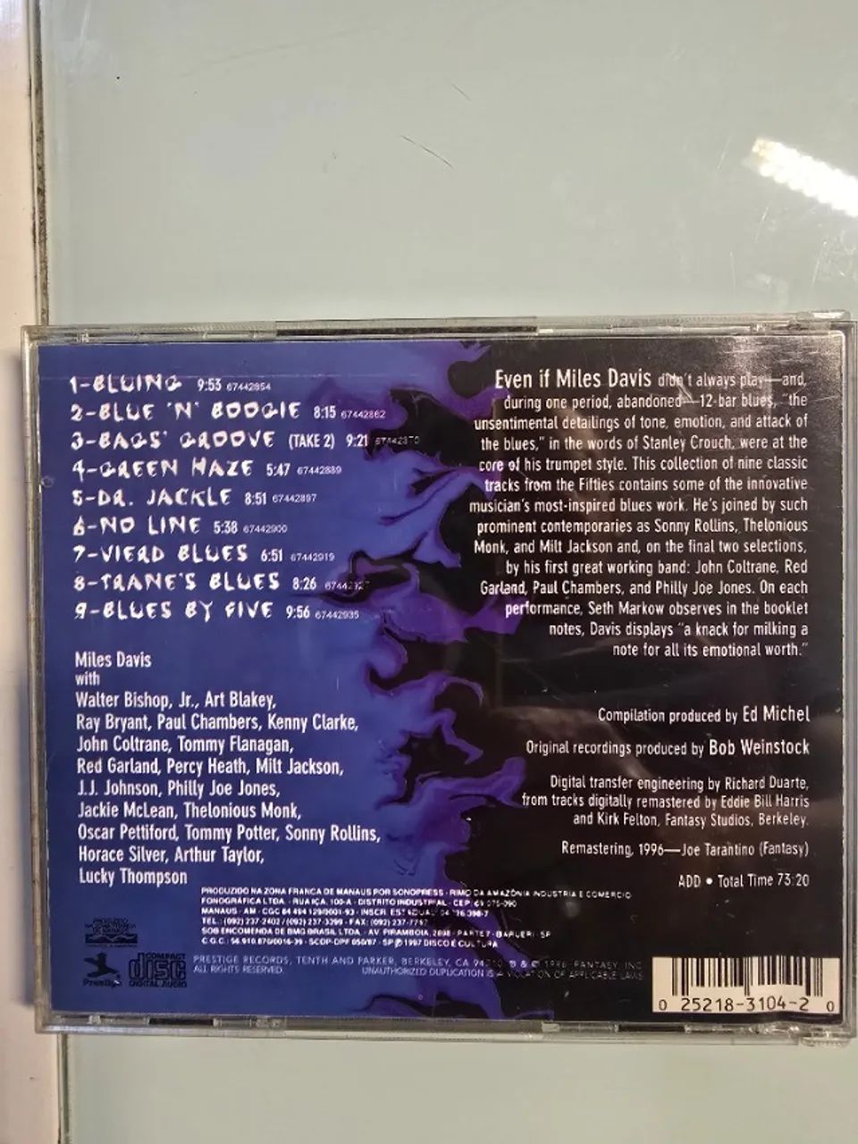 MILES DAVIS - Bluing: Miles Davis plays the blues. - Foto 3