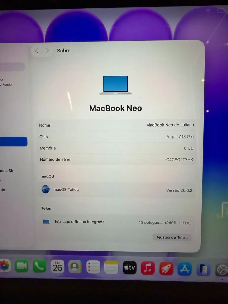 MacBook Neo | 256GB na garantia apple - Foto 4