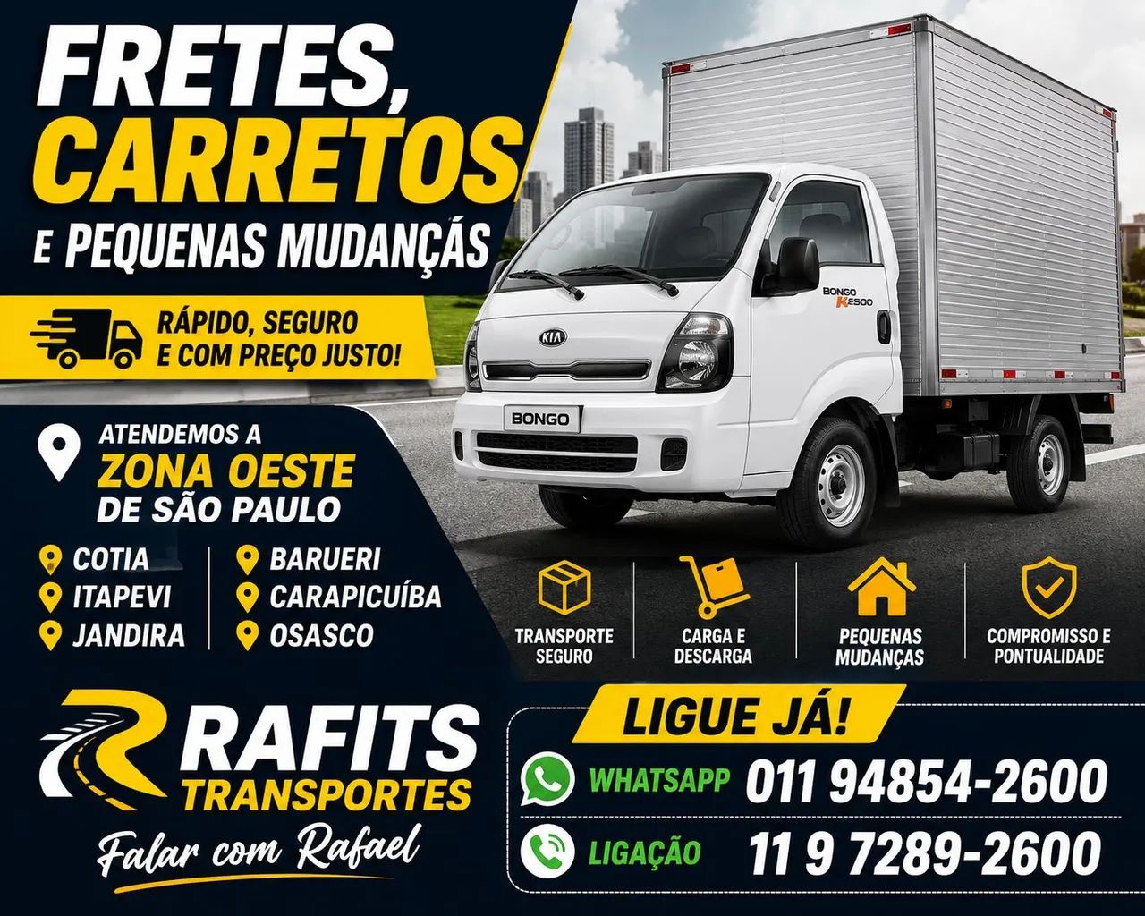 Fretes Carretos e Pequenas Mudancas