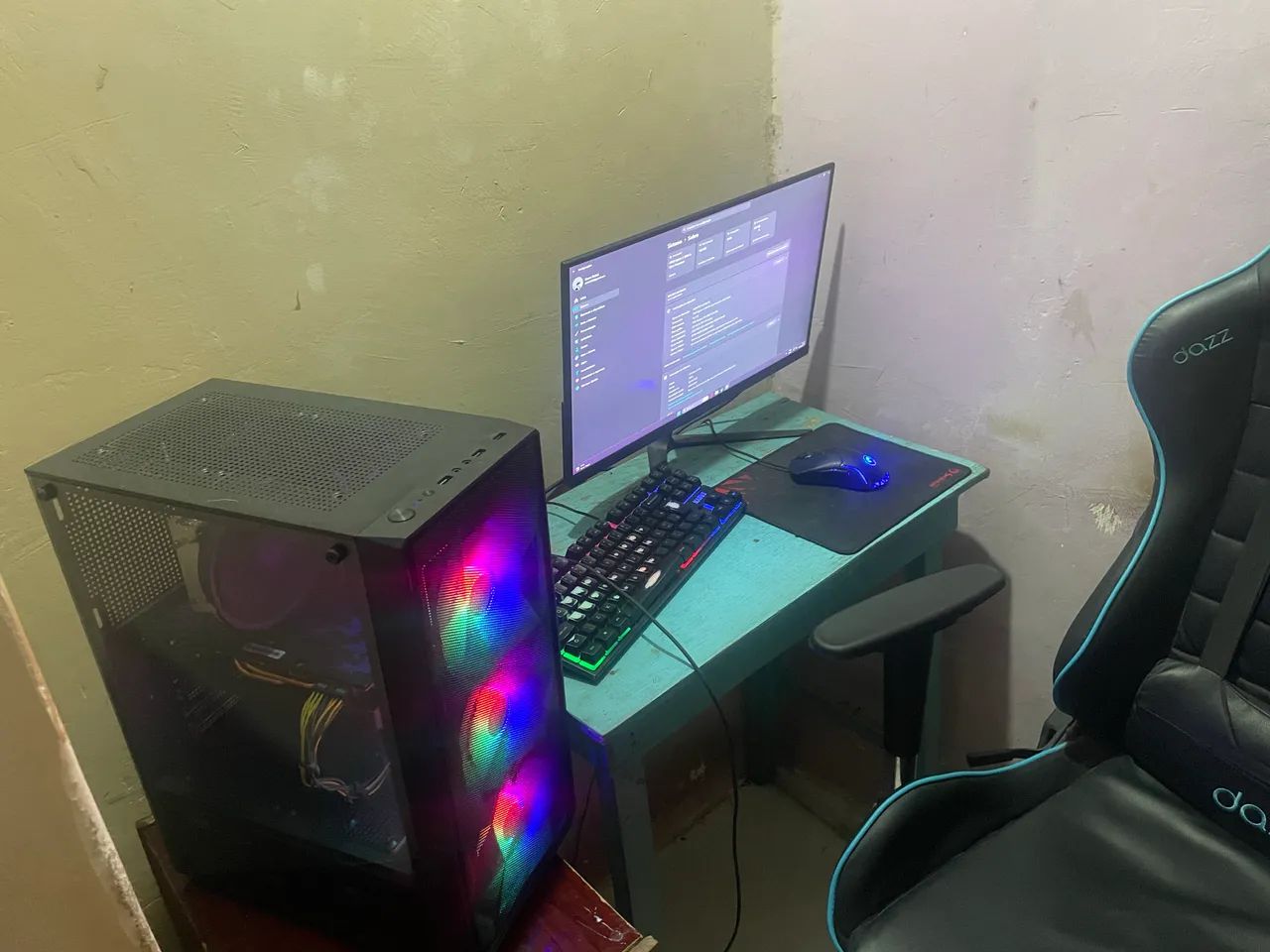 Pc game 9 mês de uso primeiro dono 