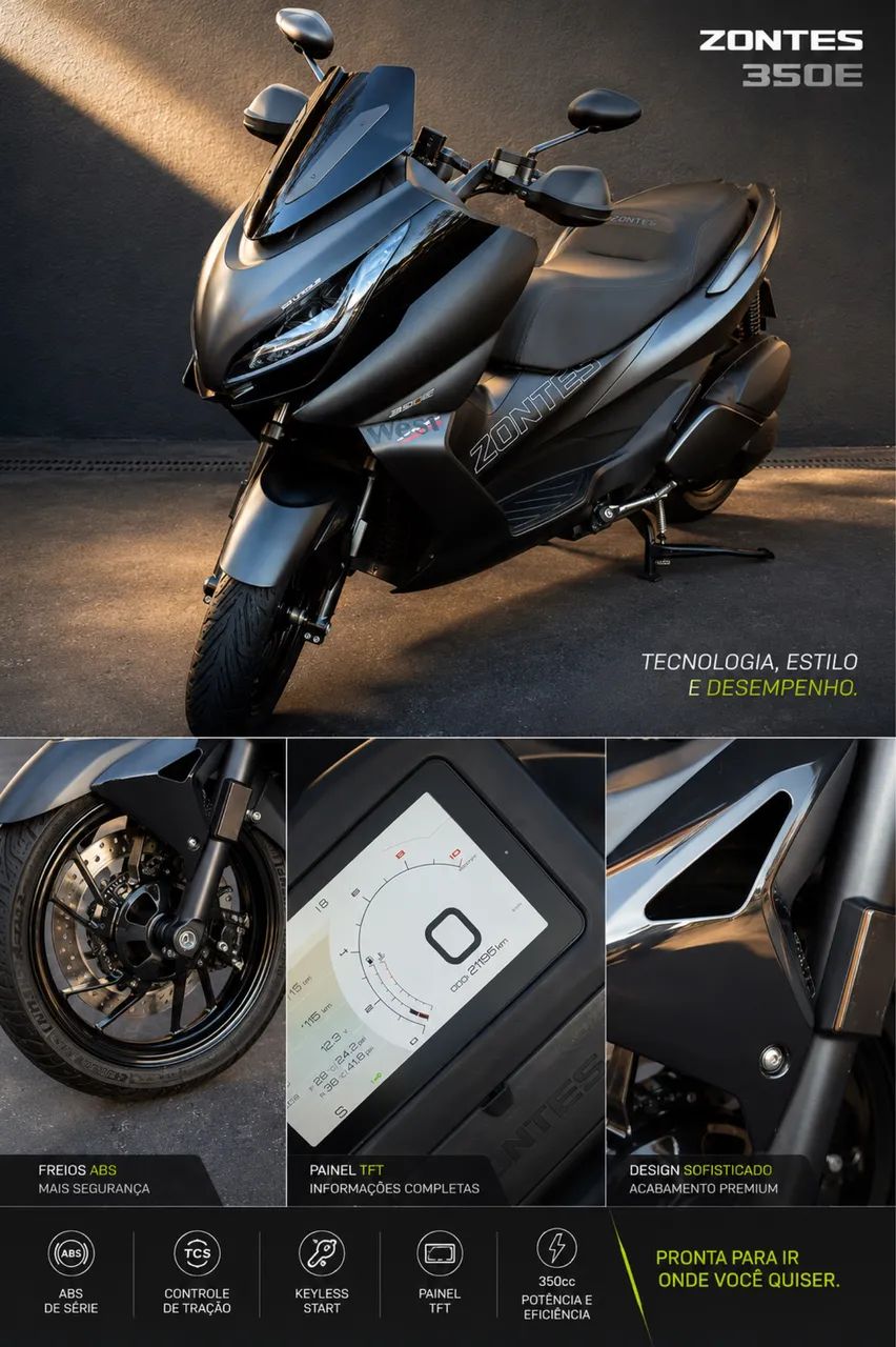 ZONTES 350E COM UPGRADES - Foto 2