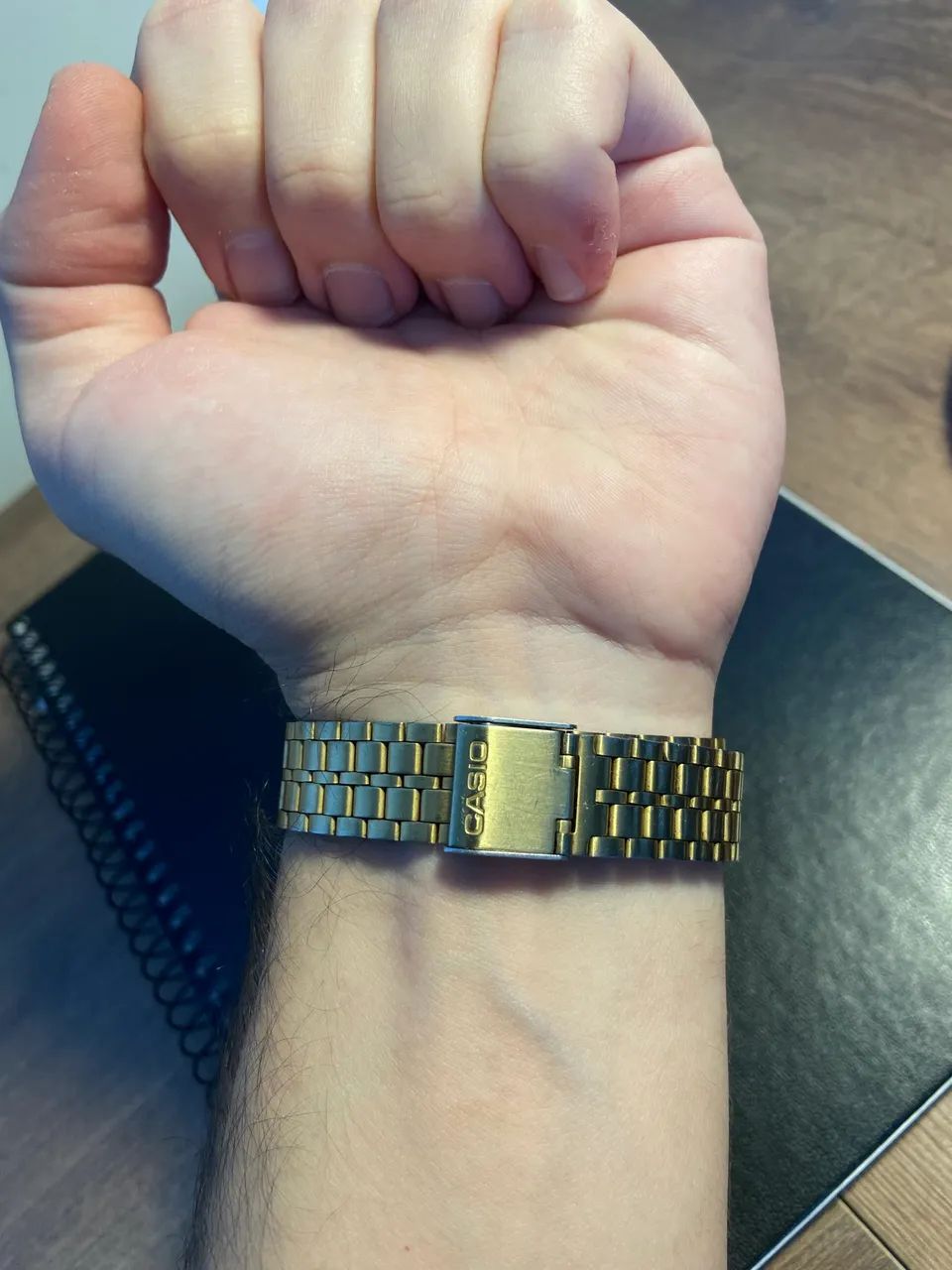Relogio casio vintage dourado - Foto 3