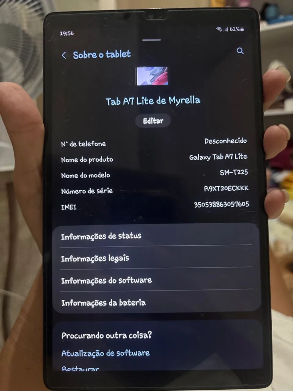 Tlabet Galaxy tab A7 li-te 