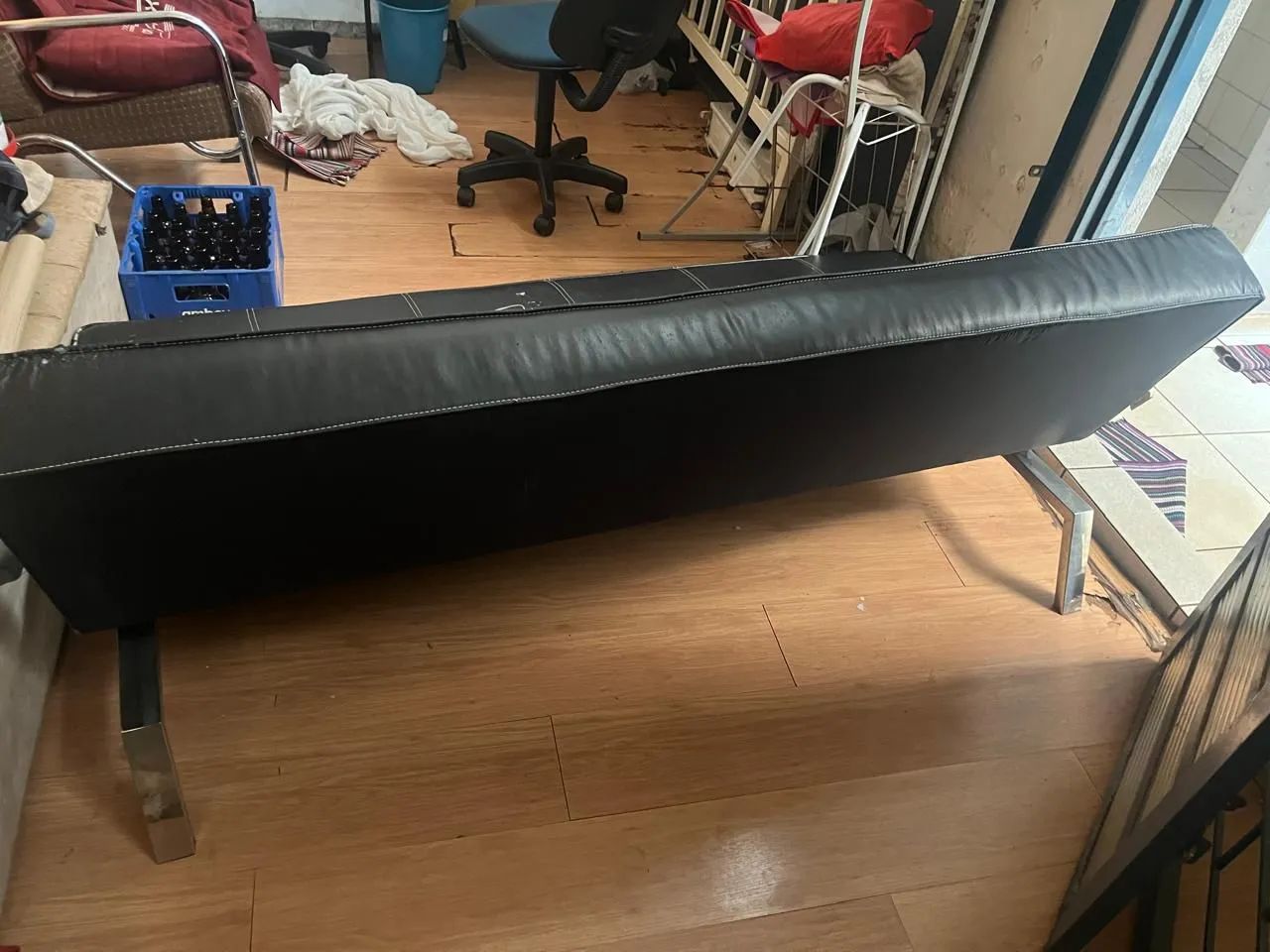 Sofá cama preto  - Foto 3