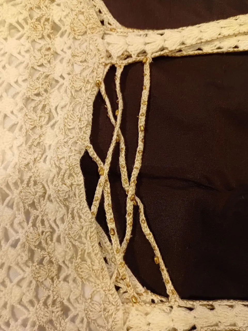 Vestido de crochê feito a mão - Foto 2