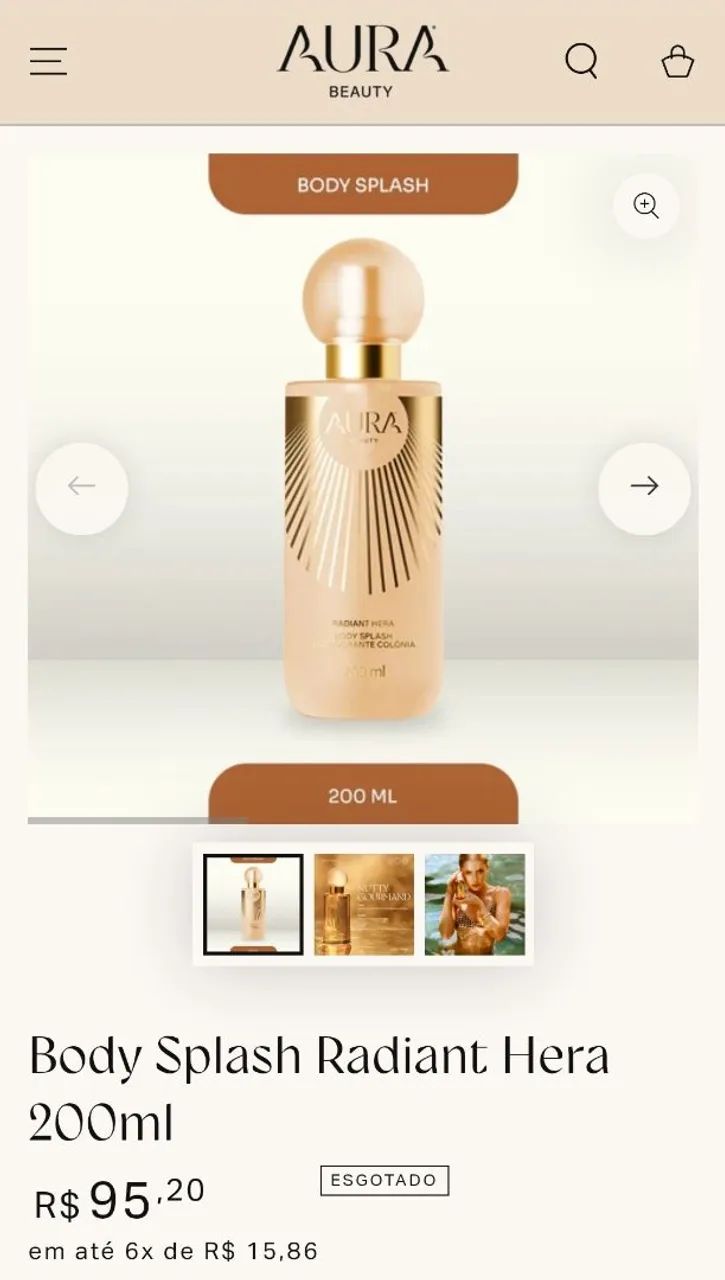Body Splash Radiant Hera 200ml - Jade Picon - Foto 3