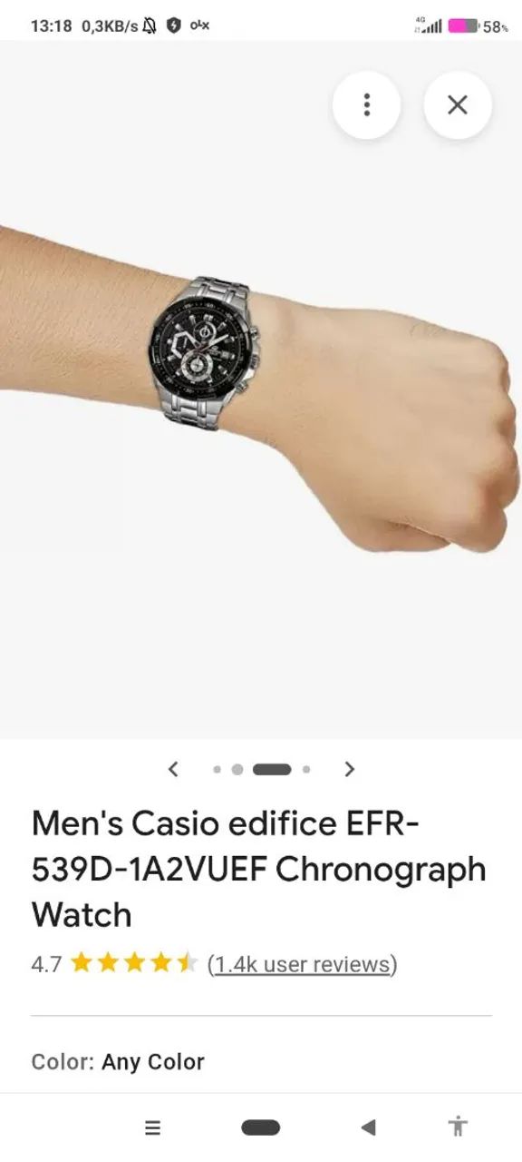 Relógio Casio edifice - Acessórios - Campanário, Diadema