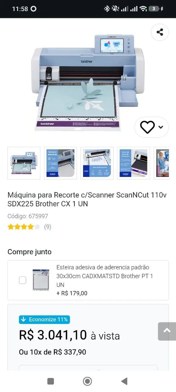Máquina de corte scanncut