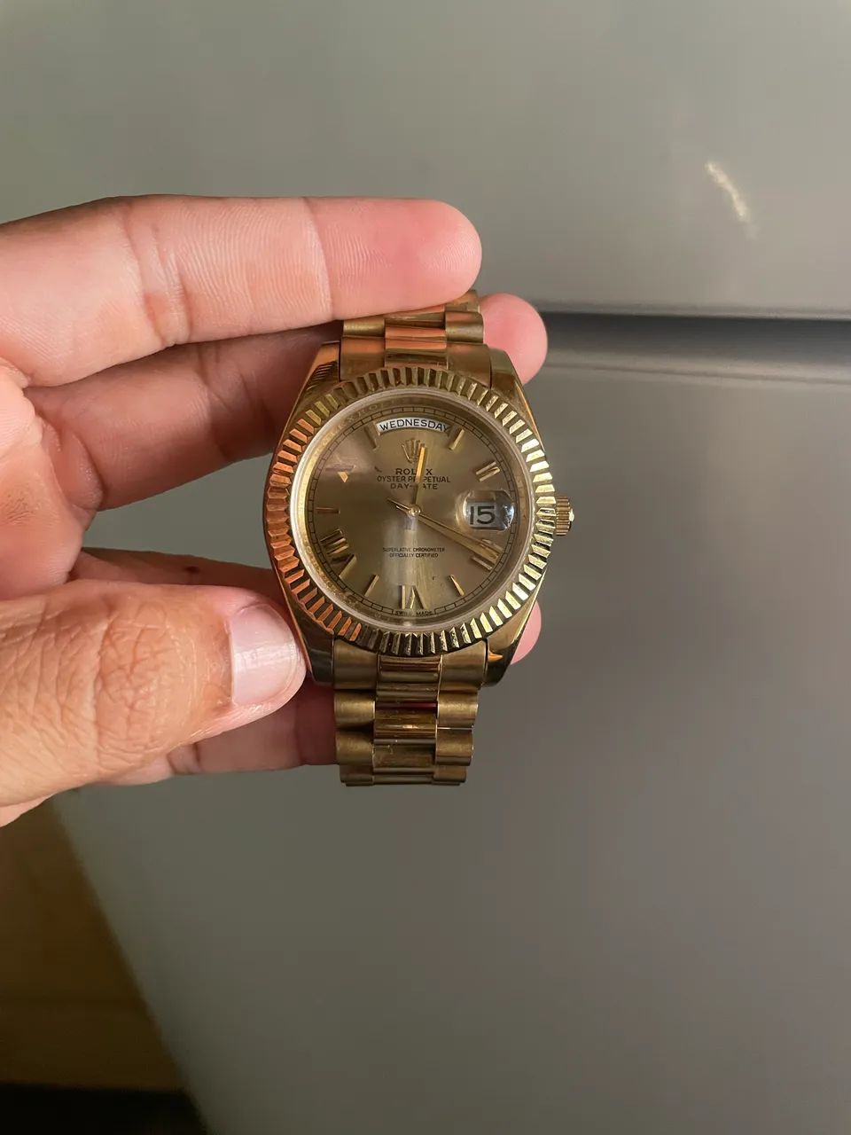 Relógio Ouro 100% Funcional Usado - Foto 4