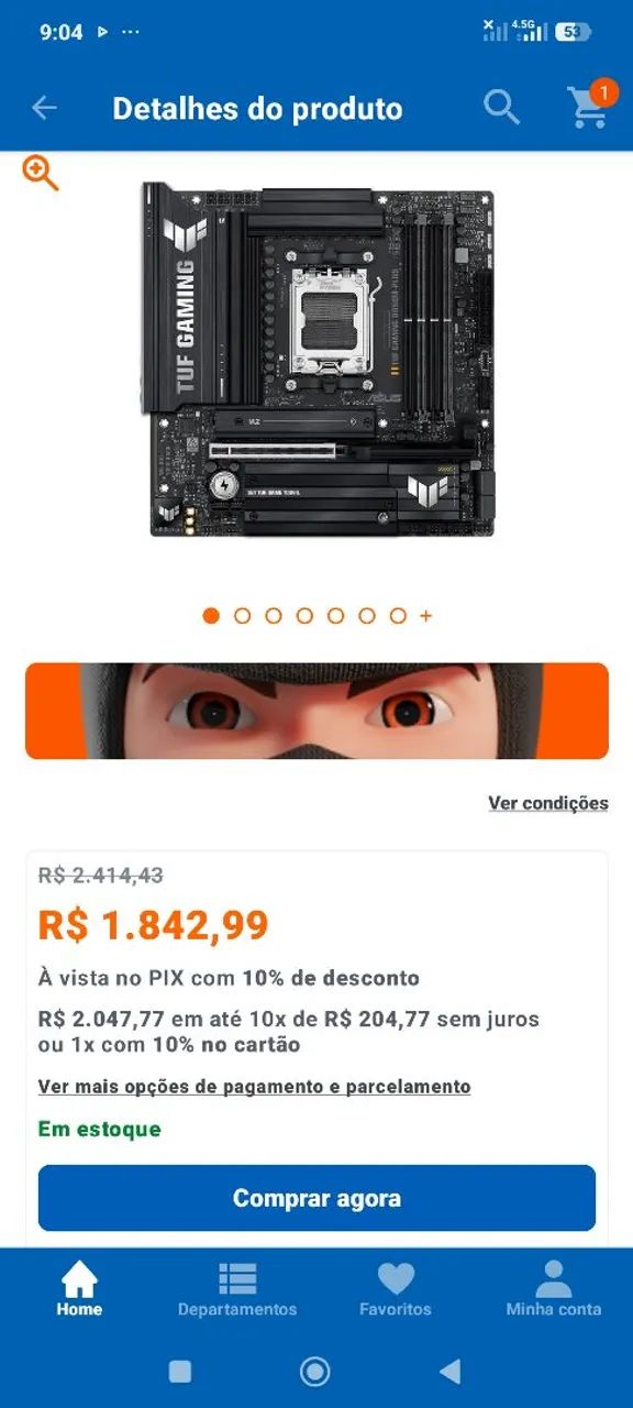 Kit Asus TUF B850 M + 7800X3D  - Foto 4