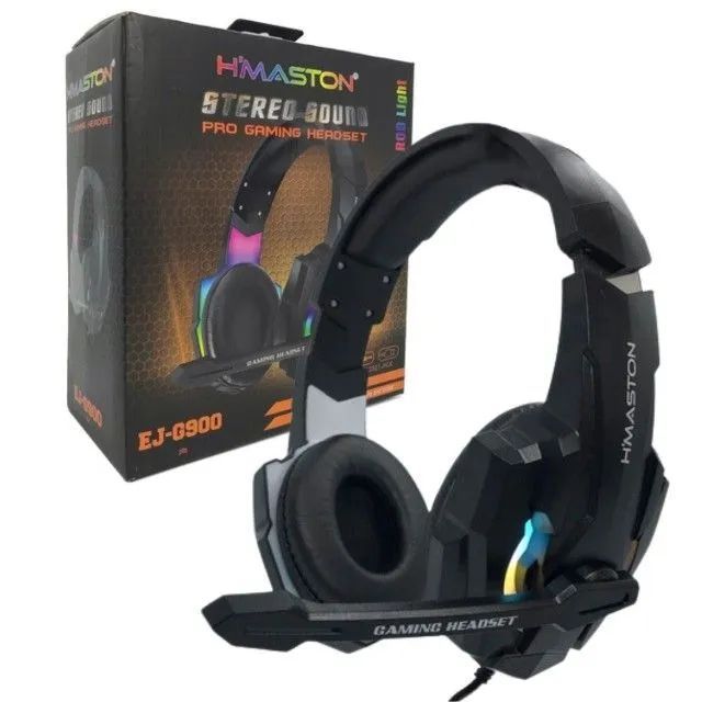 Fone de Ouvido Headset Gamer Para Pc Celular e Video Game EJ-G900 - Foto 3
