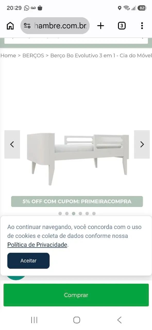 Berço 3 em 1  - Foto 4