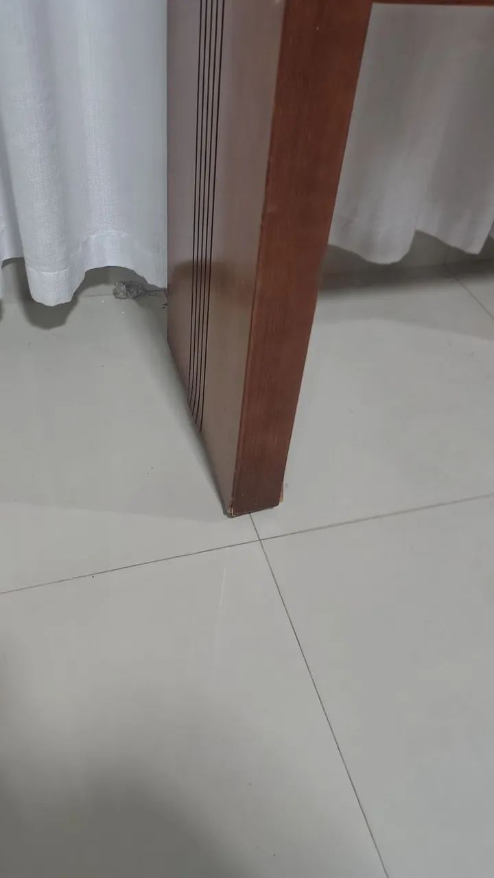 Aparador com tampa de vidro e 2 gavetas - Foto 4