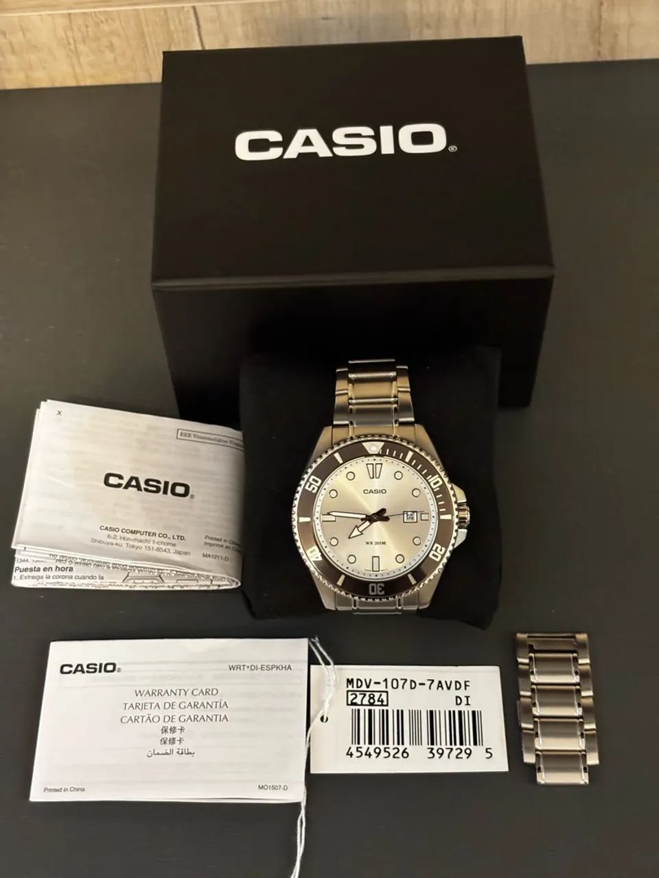 Relógio Casio Duro MDV-107D-7AVDF - 200M - Completo com Caixa - Foto 2