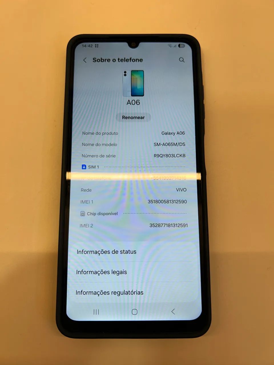 Samsung A06 na garantia com capa e película - Foto 4