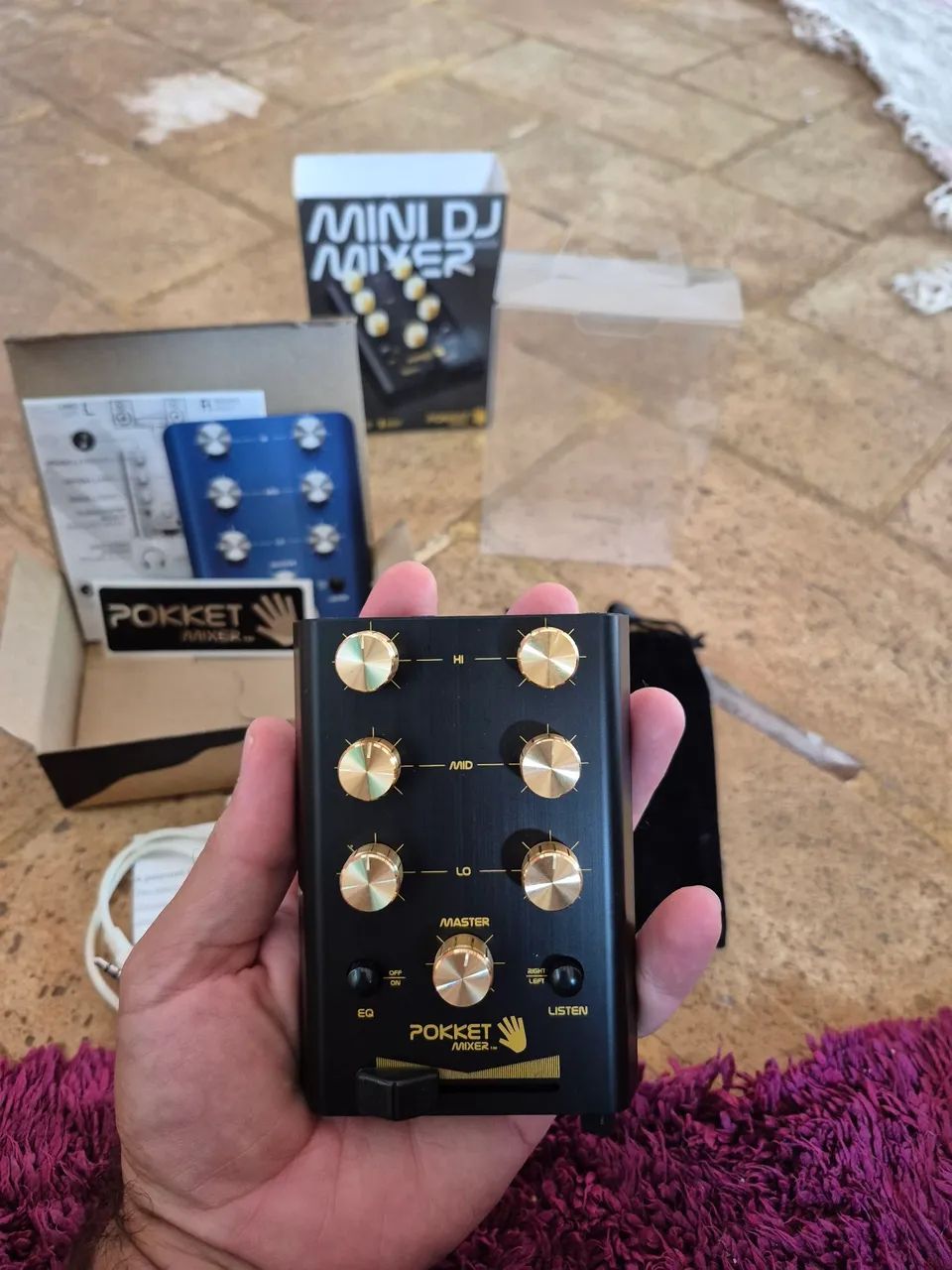 Mini DJ Mixer Pokket Mixer - Foto 3
