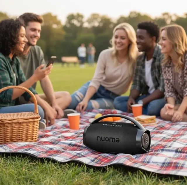 Caixa De Som 200w Portátil Bluetooth Nuoma  - Foto 5