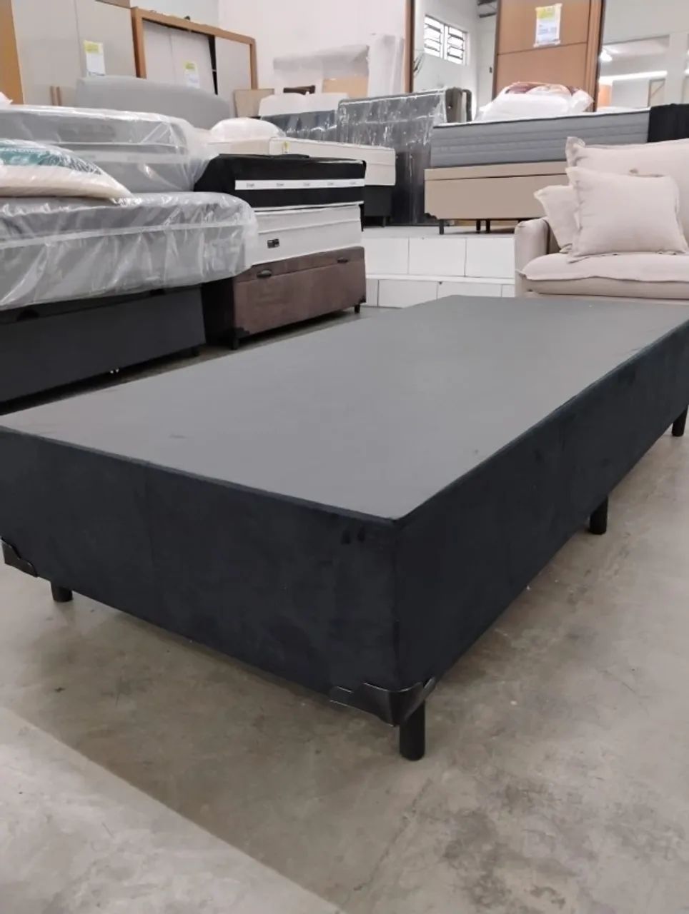 Cama base solteiro preto - Foto 2