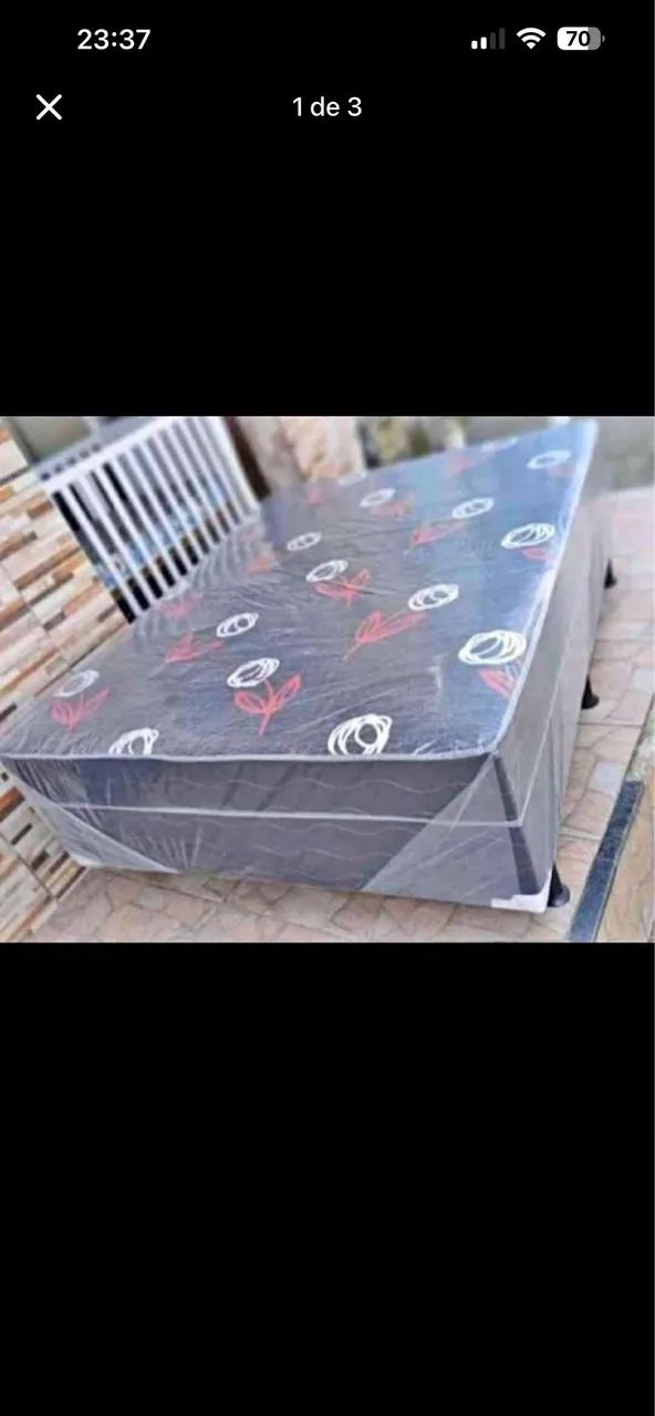 Cama de casal e molas ensacadas  - Foto 3