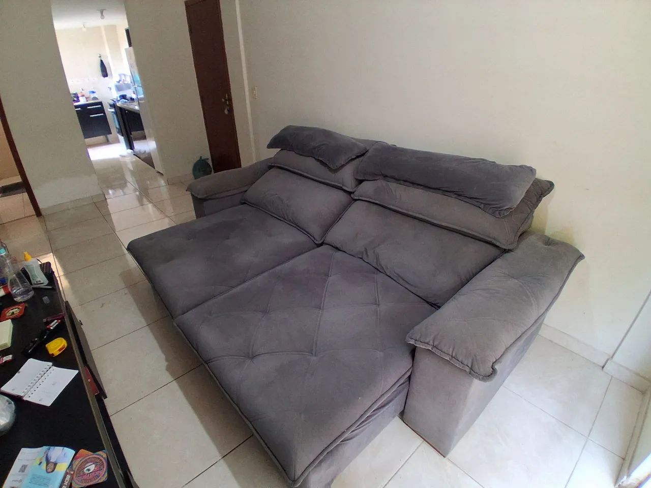 Sofa retratil.4 lugares rio record 