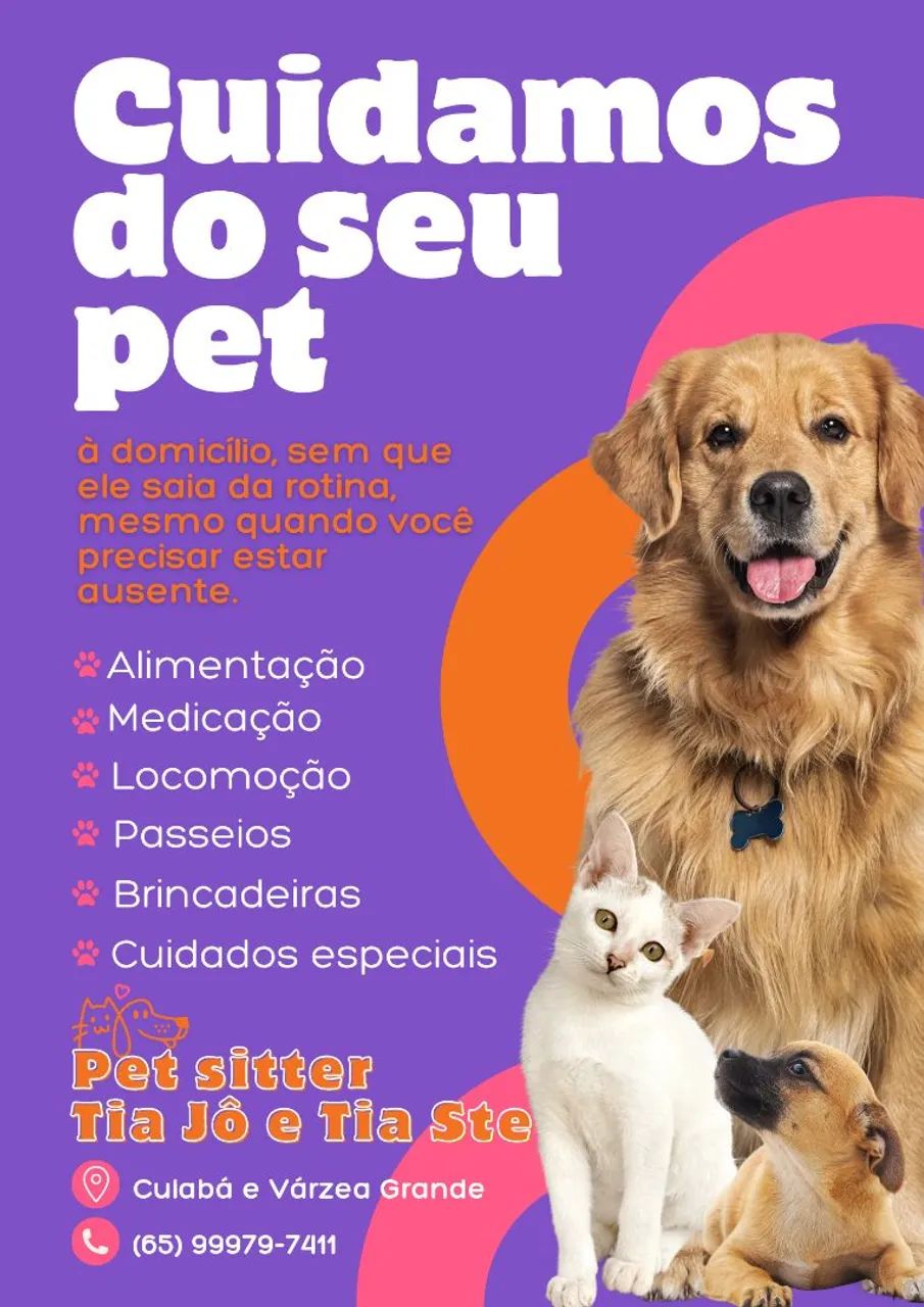 Pet Sitter - cuido do seu animal de estimação 