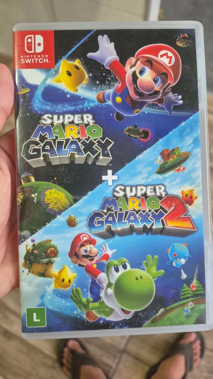 Super mario galaxy 1 e 2 nintendo switch
