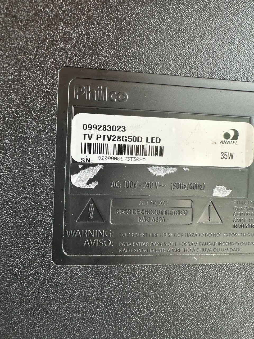 Tv Philips 28 para retirada de peças  - Foto 3