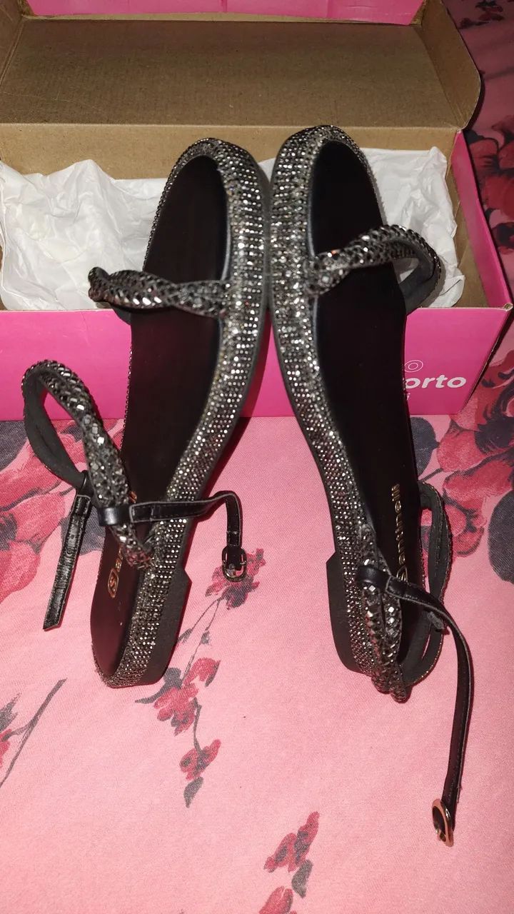 Sandália Santinelli strass - Foto 3
