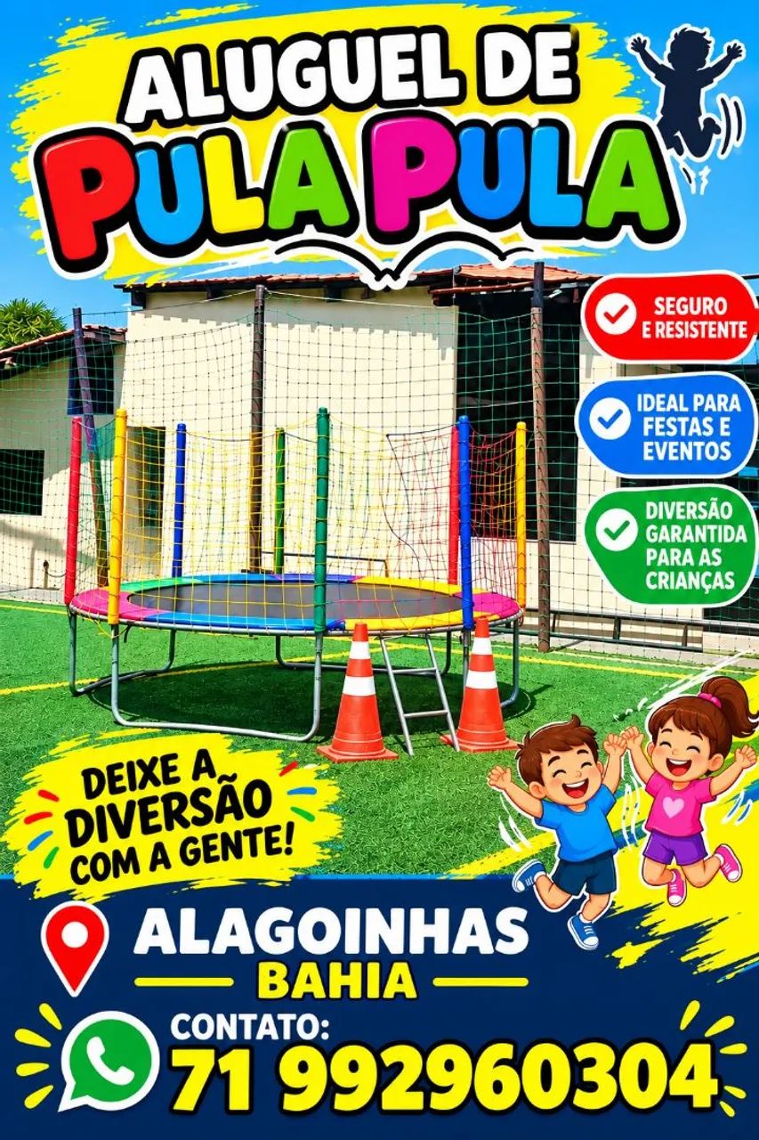 Aluguel de pula pula  Alagoinhas bahia