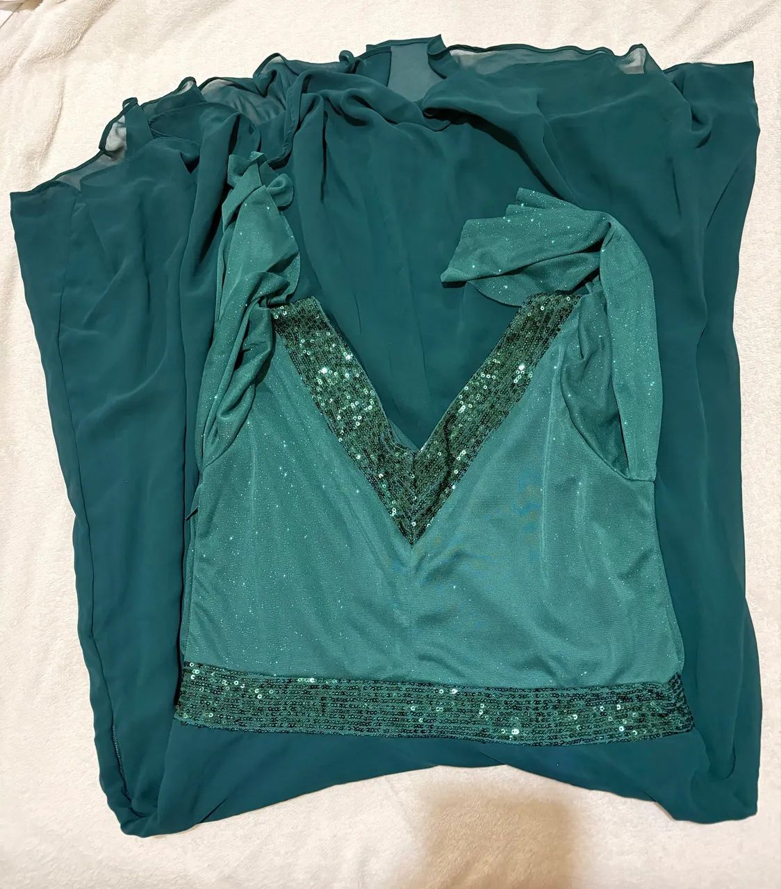 Vestido de festa verde  - Foto 4