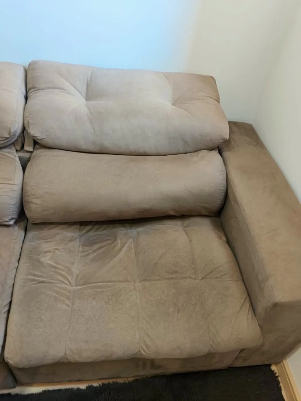 Vendo - Sofá 3 Lugares Retrátil E Reclinável Kappesberg - Usado - Foto 3