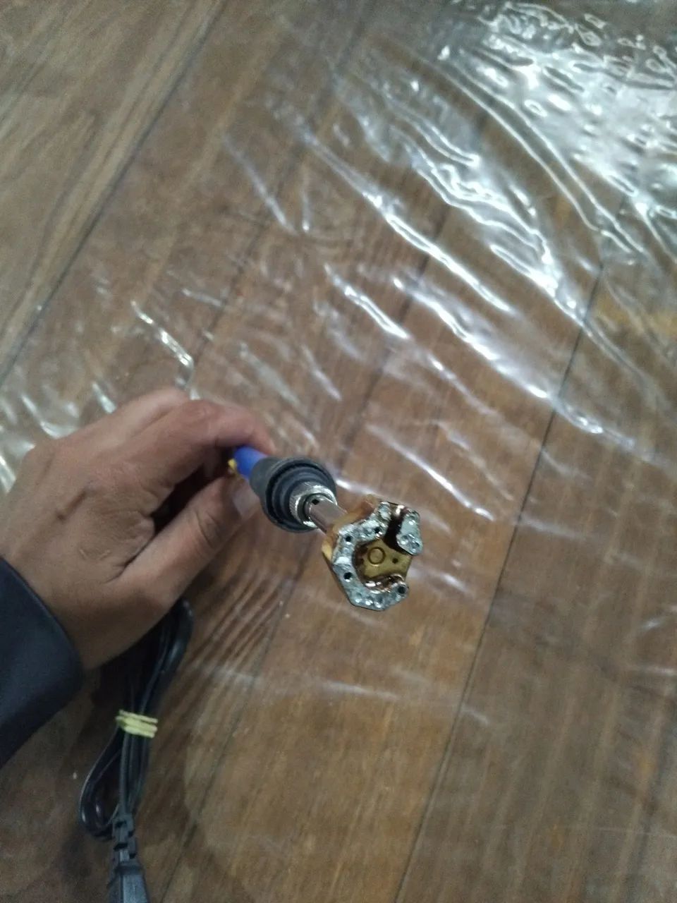 Ferro de solda para troca de analógicos controles - Foto 2