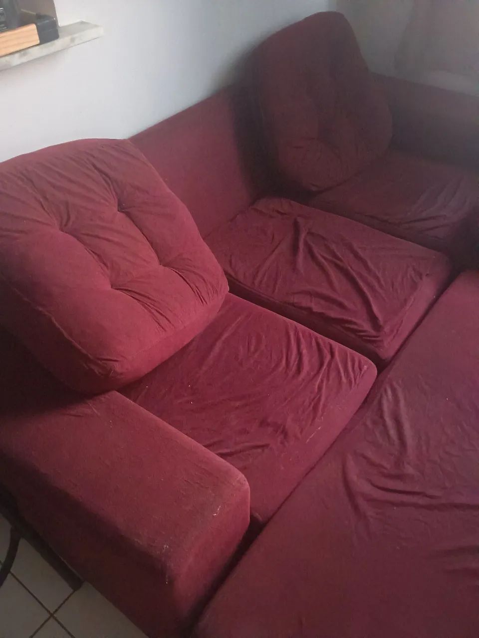 Sofá L 3 Lugares 