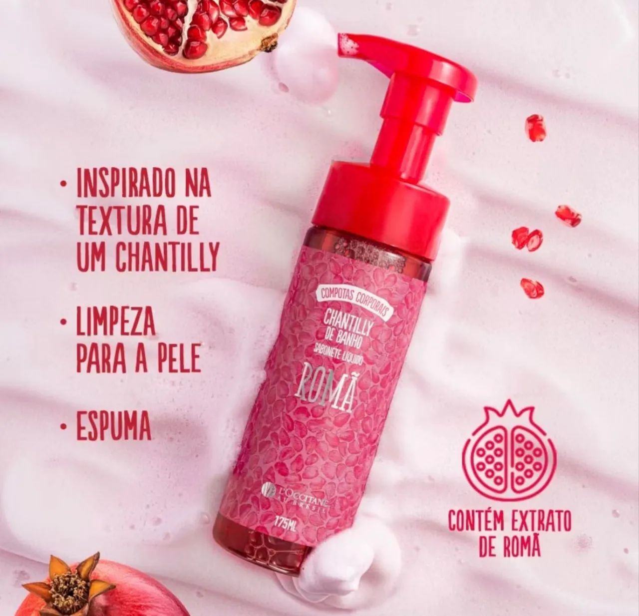 Sabonete líquido Chantilly de banho