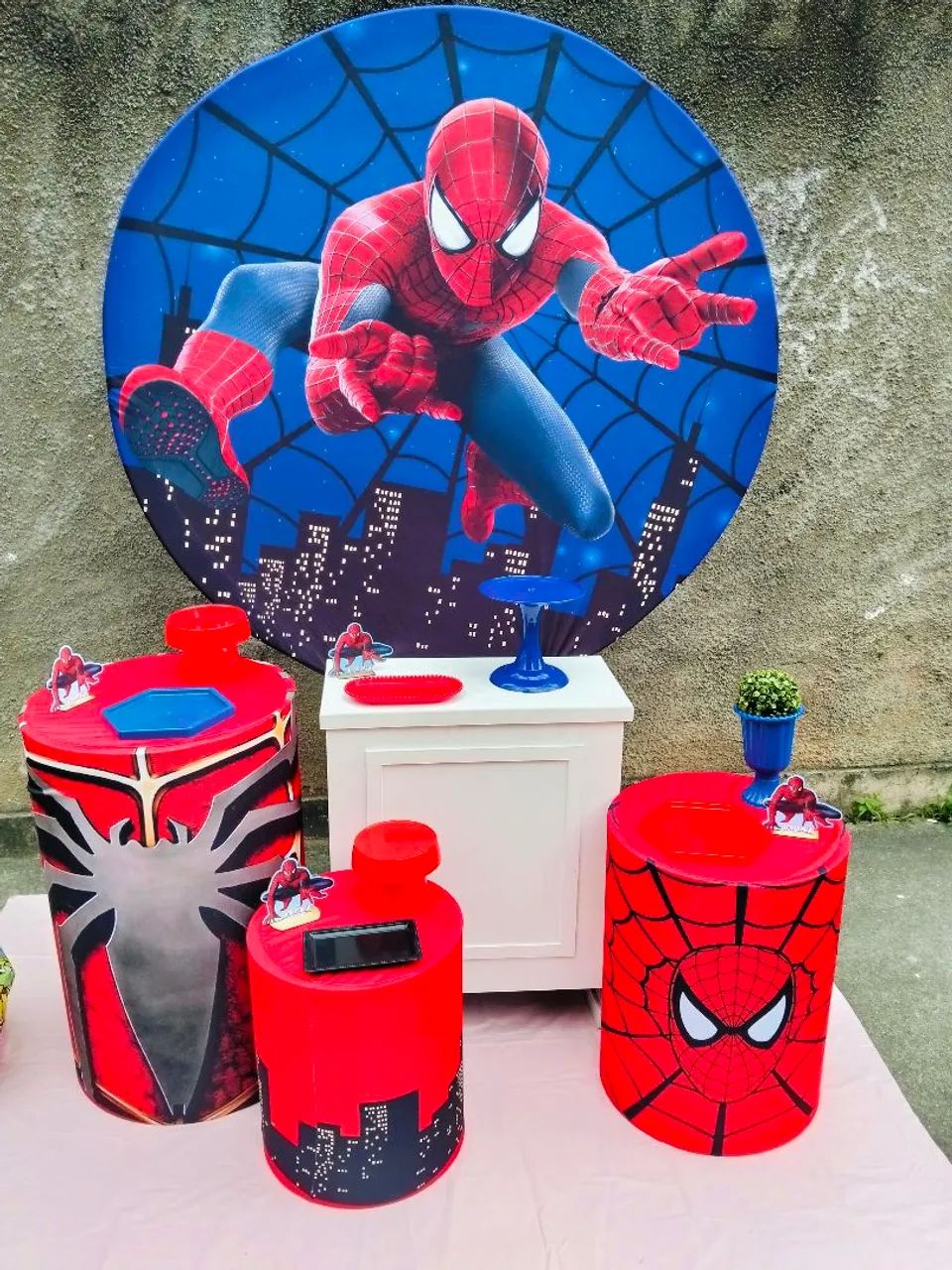 Decoração homem aranha 