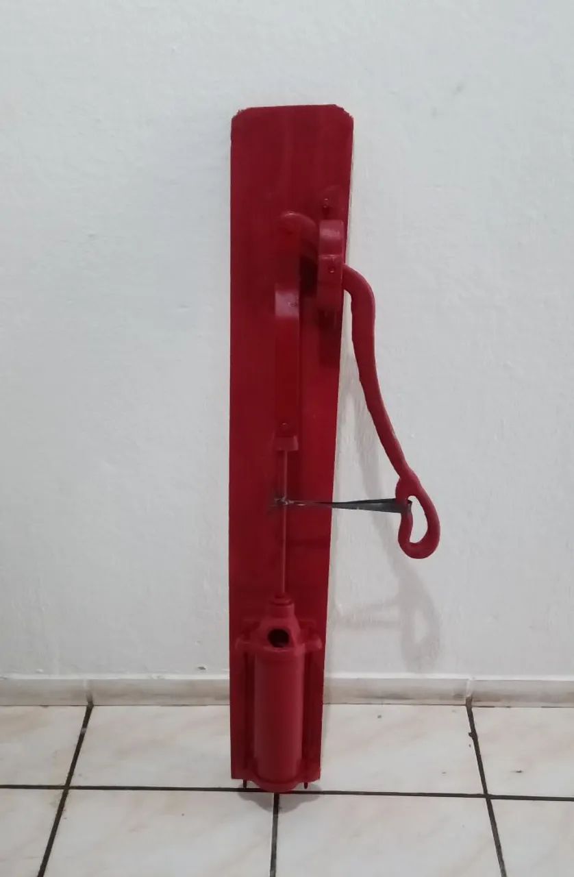 BOMBA D'ÁGUA MANUAL EM ALUMÍNIO FUNDIDO E AÇO - Foto 3