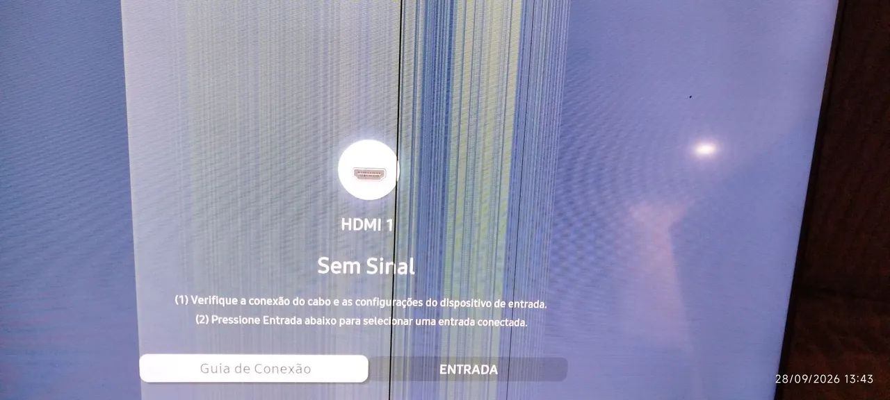  Smartv Samsung 43 ( TELA COM DEFEITO) - Foto 4