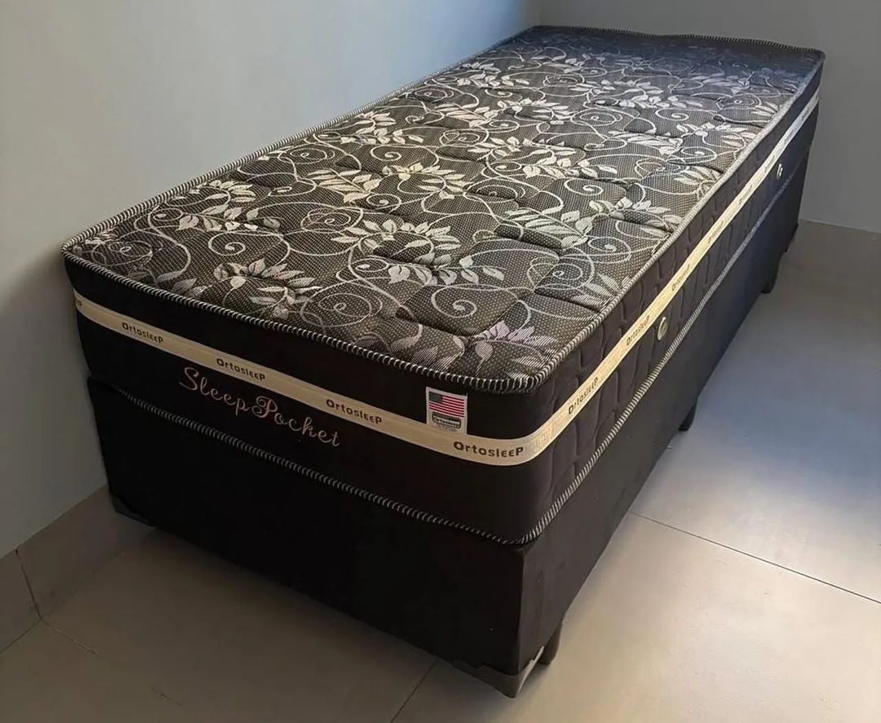 Cama solteiro molas ensacadas individualmente espuma d28  - Foto 2