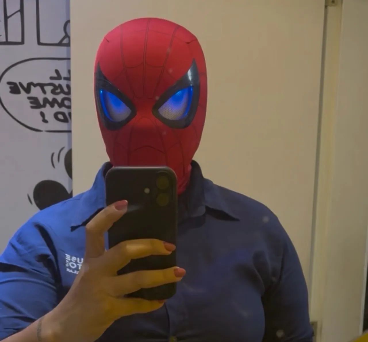 Máscara Homem Aranha