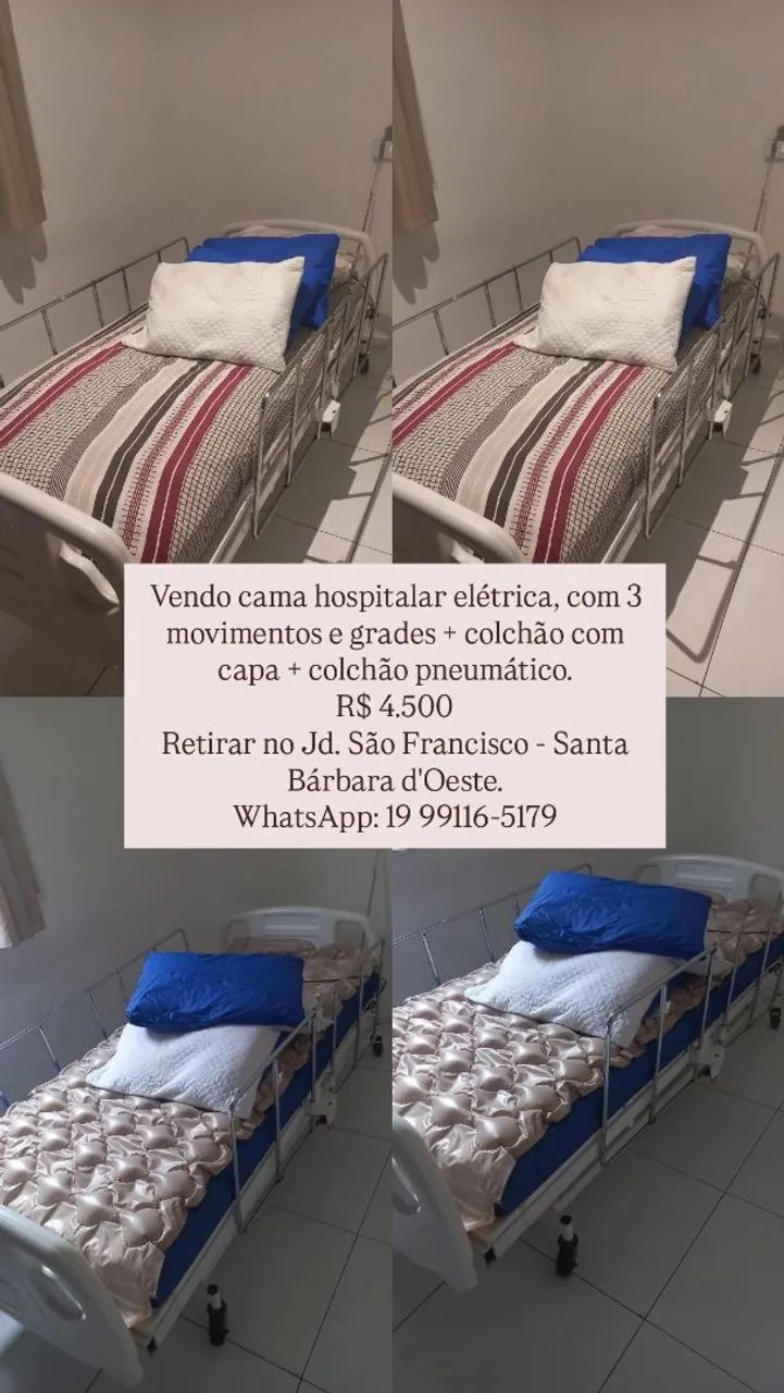 Cama hospitalar elétrica