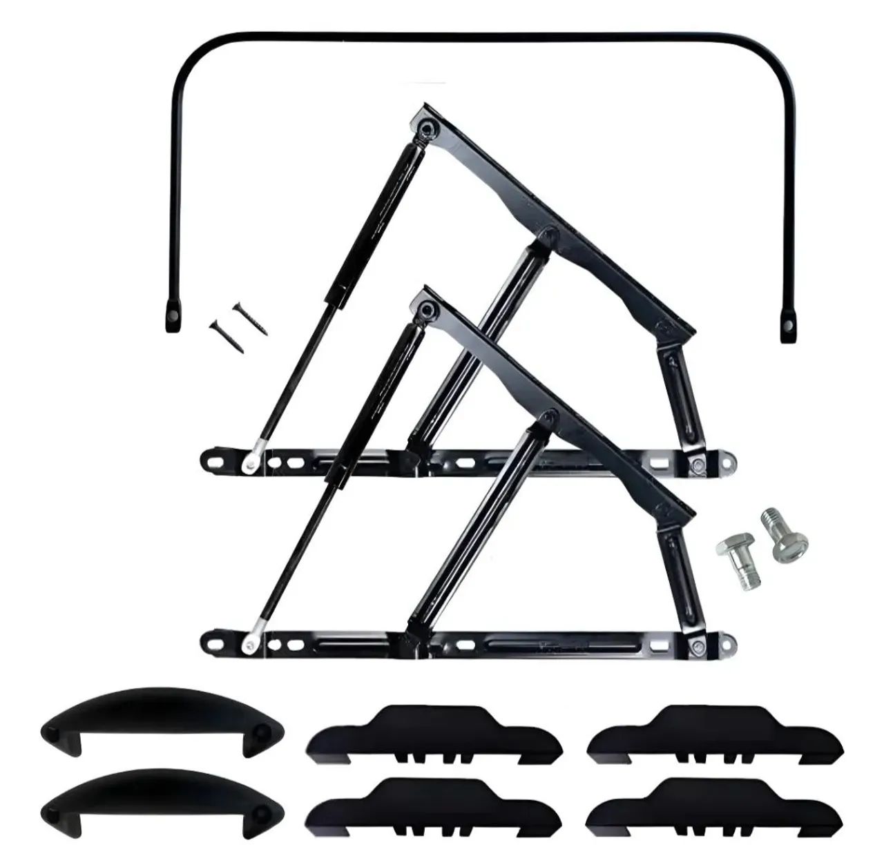 Kit ferragens para cama box baú Queen 