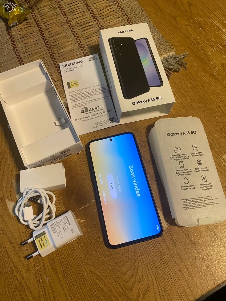 Galaxy A36 8GB | 256GB Preto NOVO 
