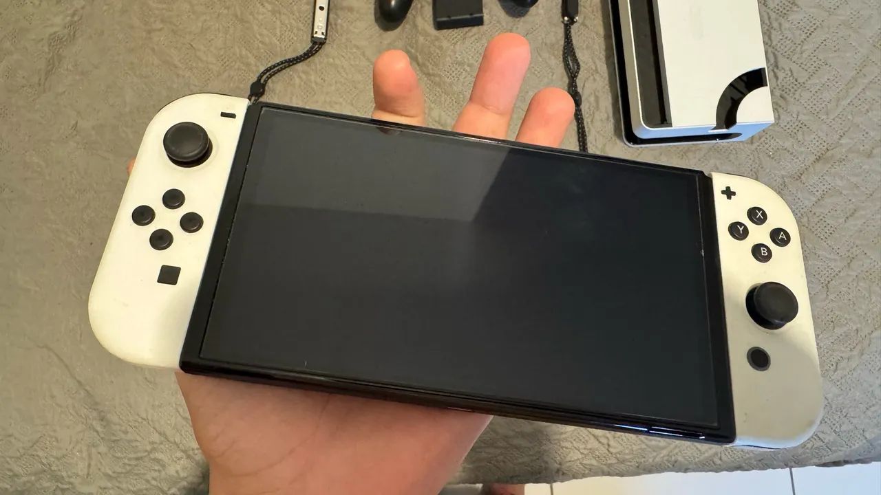 Nintendo Switch OLED Branco 64gb - Foto 3