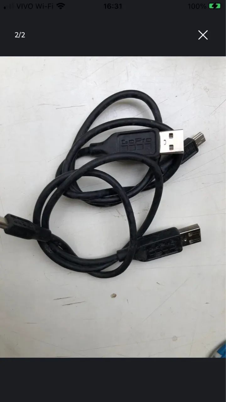 Cabo USB mini gopro original