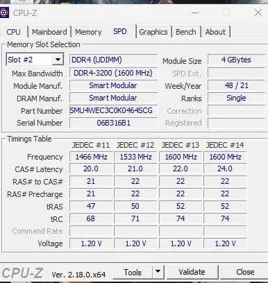 Memoria ram SMART 4gb ddr4 3200mhz - Foto 2