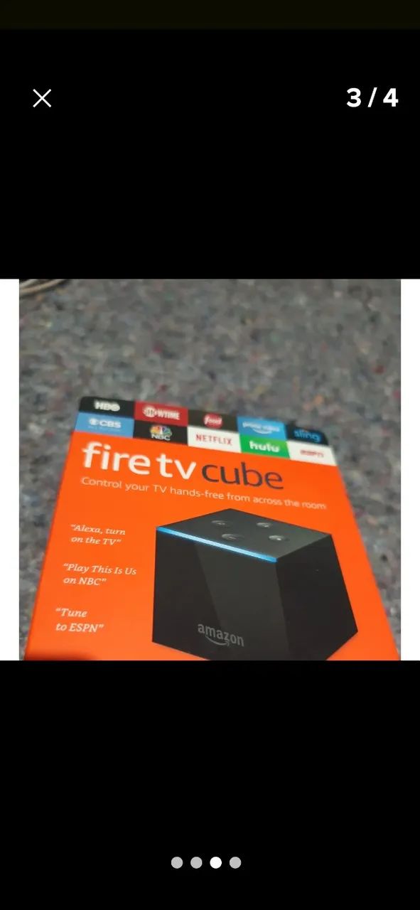 Fire tv cube 1 geração 4k  - Foto 3