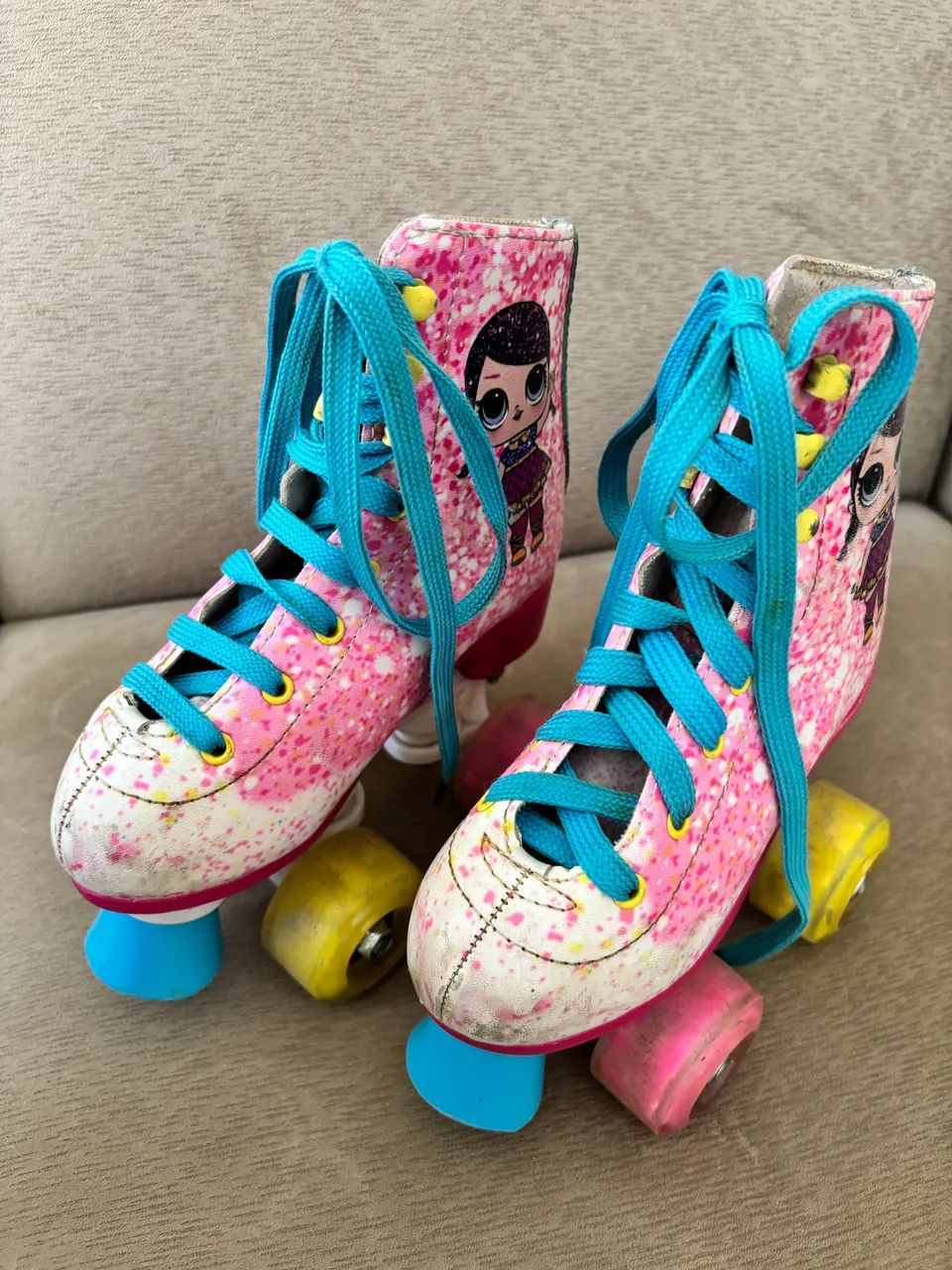Patins Quad Clássico Lol com luz roller