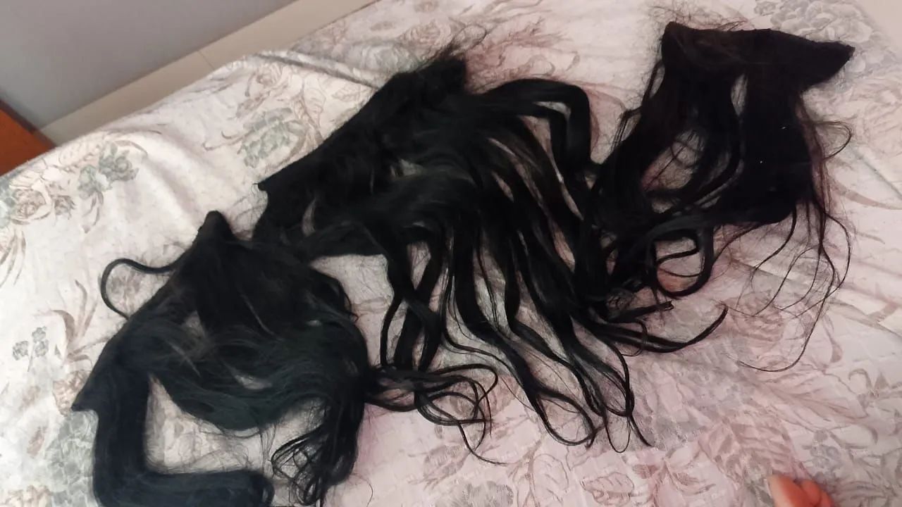 Cabelo humano telas