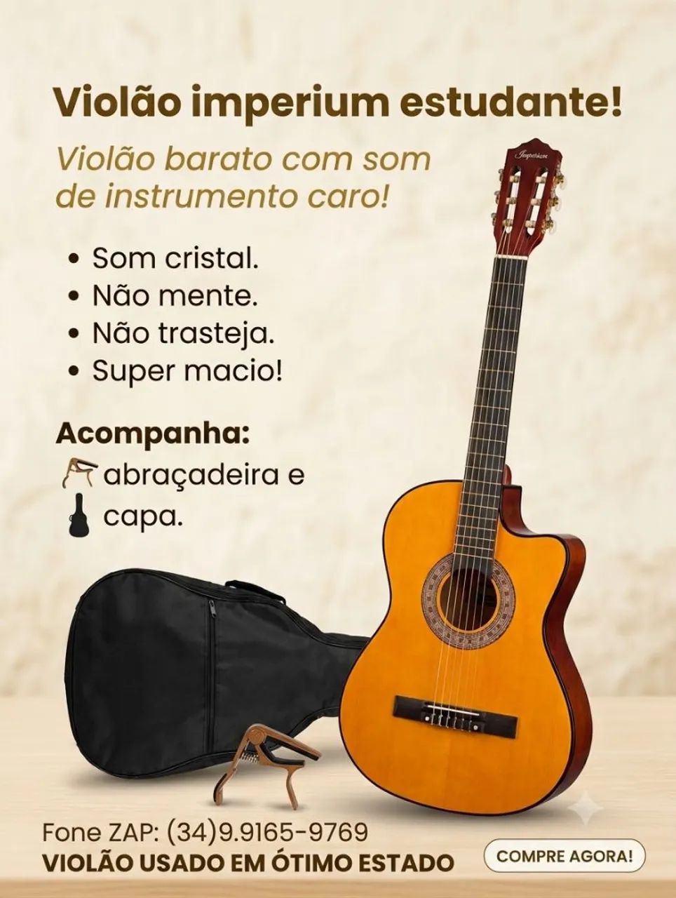 Violão estudante Imperium 